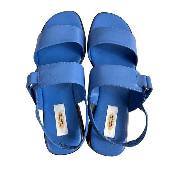 Vtg Talbots Women's Beach Blue Gazelle Sandals Sz 10M - NWB - Picture 6 of 10